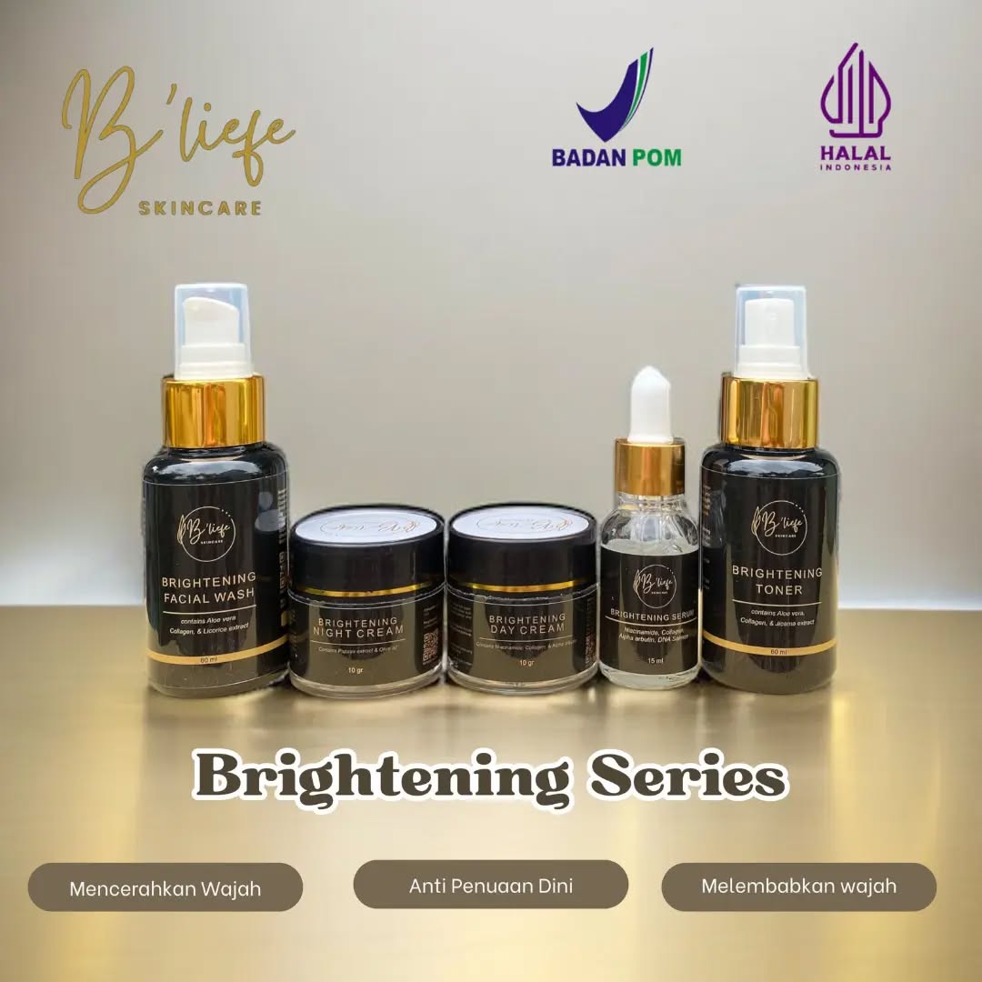Punya keluhan kulit kusam Kulit flek hitam Tandanya kamu butuh banget nih b'liefe skincare untuk kulit kamu,solusi segala permasalahan kulitmu, order skrg juga ya dan rasakan manfaat nya